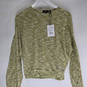 THEORY VOLUME CREW SD / KEY LIME MULTI / SIZE M